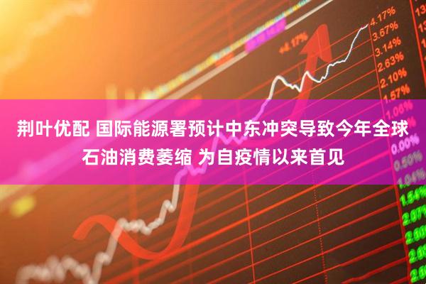 荆叶优配 国际能源署预计中东冲突导致今年全球石油消费萎缩 为自疫情以来首见